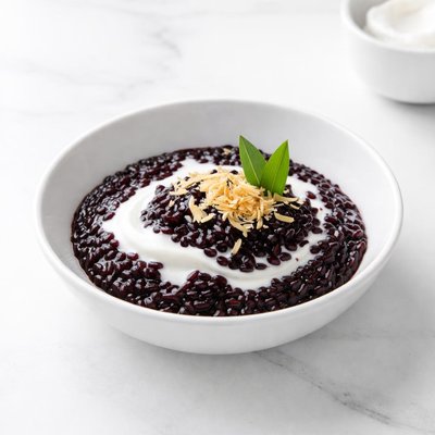 Image of Bubur Ketan Hitam Black Sticky Rice Pudding