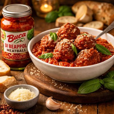 Image of Buca Di Beppo Meatballs and Meatball Sauce