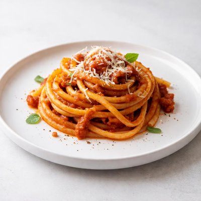 Image of Bucatini All Amatrician