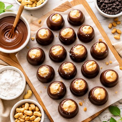 Image of Buckeyes Chocolate and Peanut Butter Balls