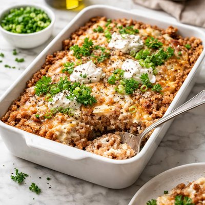 Image of Buckwheat and Cottage Cheese Casserole