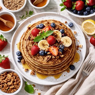 Image of Buckwheat Spice Pancakes