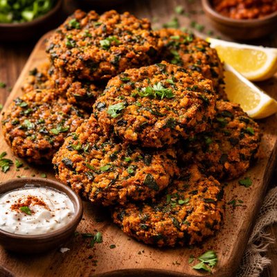 Image of Budgia Silver Beet Chard Indian Vegetable Fritters