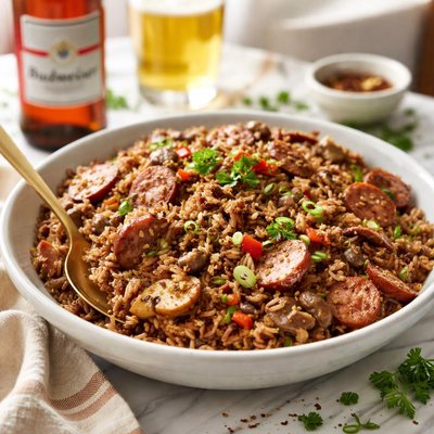Image of Budweiser Wild Rice and Sausage