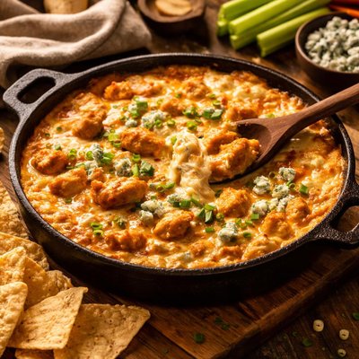 Image of Buffalo Chicken and Blue Cheese Dip