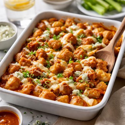 Image of Buffalo Chicken and Potato Casserole