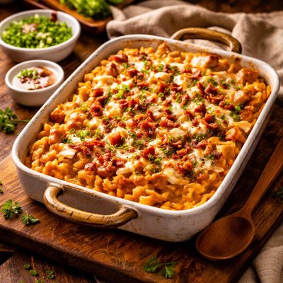 Image of Buffalo Chicken Casserole 5fix