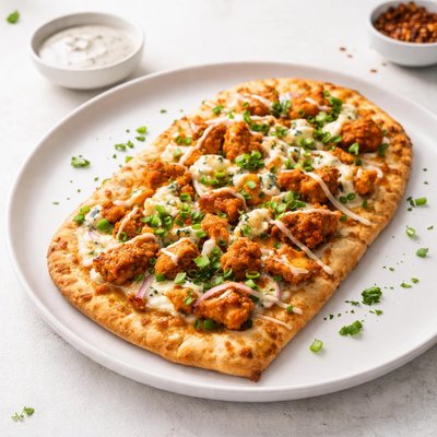Image of Buffalo Chicken Flatbread Pizza