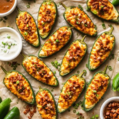 Image of Buffalo Chicken Jalapeno Poppers