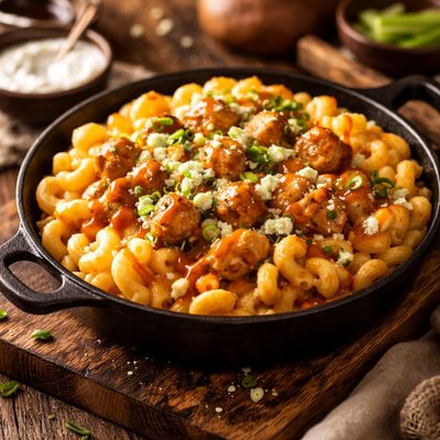 Image of Buffalo Chicken Mac N Cheese