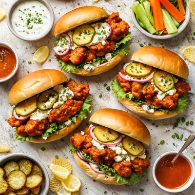 Image of Buffalo Chicken Sandwiches