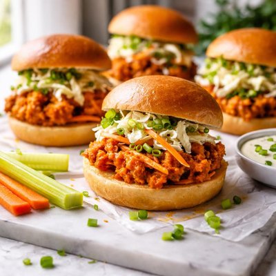 Image of Whole30 Buffalo Chicken Sliders