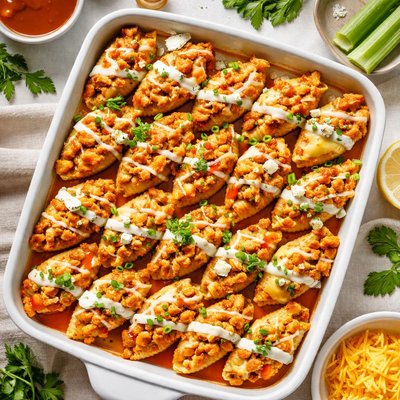 Image of Buffalo Chicken Stuffed Shells
