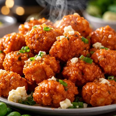 Image of Buffalo Popcorn Chicken Bites