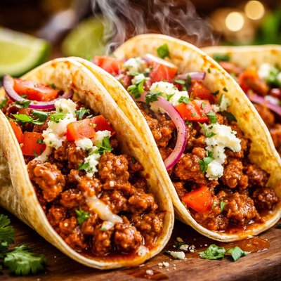 Image of Buffalo Style Beef Tacos