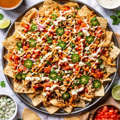 Image of Buffalo Style Chicken Nachos