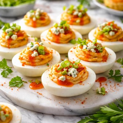 Image of Buffalo Style Deviled Eggs