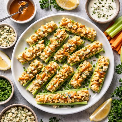 Image of Buffalo Style Stuffed Celery Ww 1