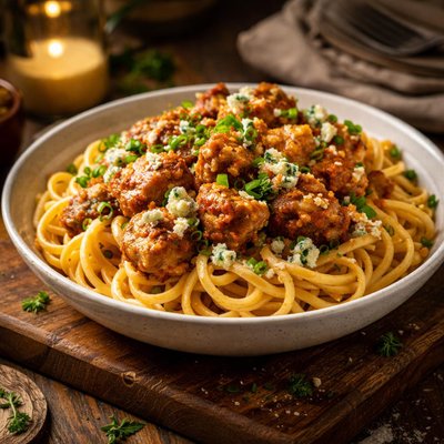 Image of Buffalo Turkey with Linguini