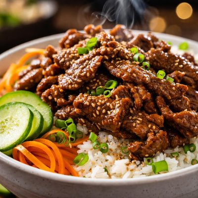 Image of Cuenco de Bulgogi de Ternera sin lácteos.