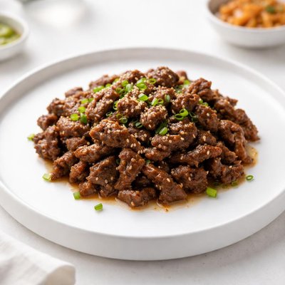 Image of Bulgogi Made with Kiwi Onion Sauce