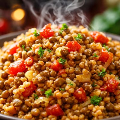 Image of Bulgur Lentil Pilaf