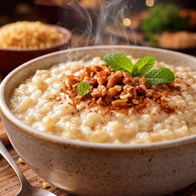 Image of Bulgur Milk Pudding Tasty and a Constipation Cure