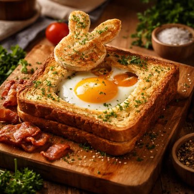 Image of Bunny in the Hole Sandwich