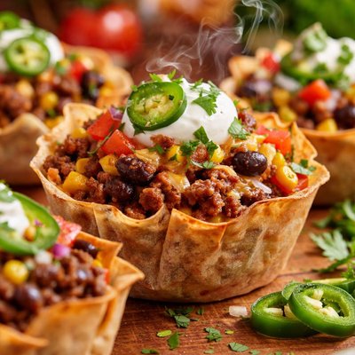 Image of Burger Bean Cups