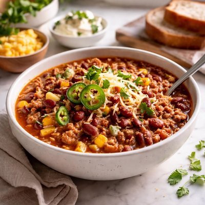 Image of Burger N Bean Soup