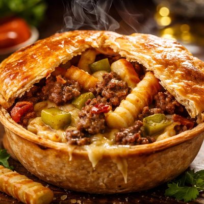 Image of Burger N Fries Pot Pie