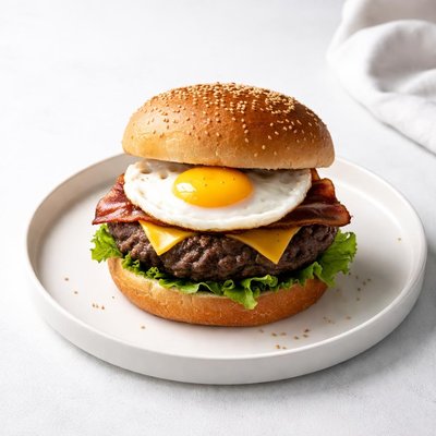 Image of Whole30 Burger with Egg