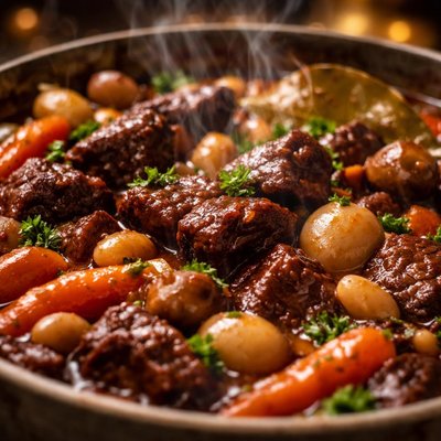 Image of Burgundian Beef and Beans