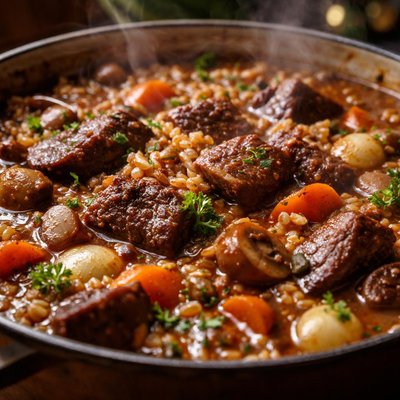 Image of Burgundy Barley Beef Stew