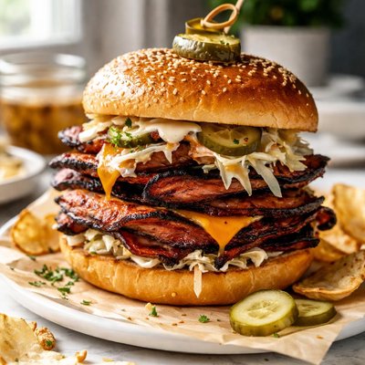 Image of Burnt Bologna Sandwich