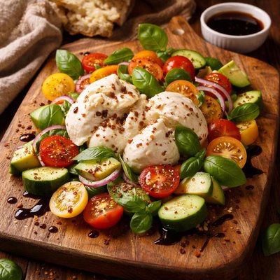 Image of Vegan Burrata Salad