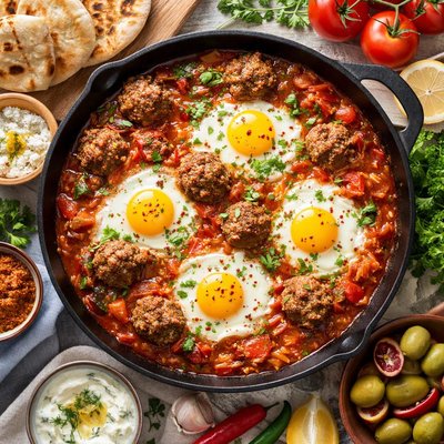 Image of Bus Station Kefta with Egg and Tomato