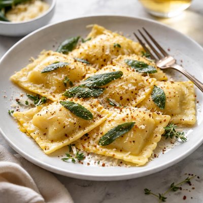 Image of Butter and Cheese Ravioli