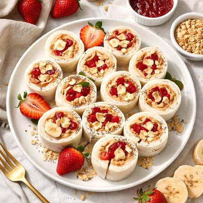 Image of Butter and Jelly Sushi Rolls