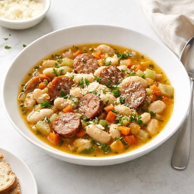 Image of Butter Bean and Sausage Soup