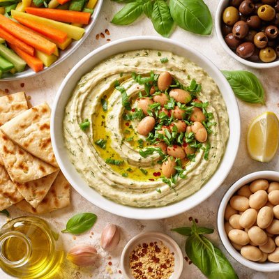 Image of Butter Bean Basil Dip