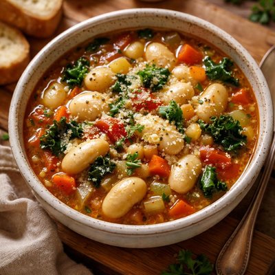 Image of Butter Bean Veggie Soup
