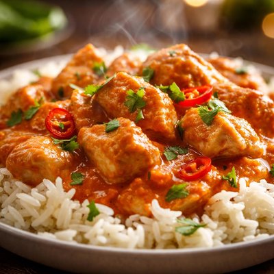 Image of Whole30 Butter Chicken with Rice