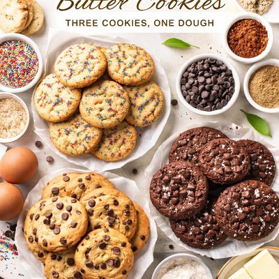 Image of Butter Cookies Three Cookies in One Dough
