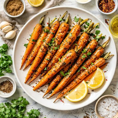 Image of Butter Cumin Carrots Vegan Friendly