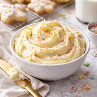 Image of Butter Frosting for Sour Cream Cut Outs