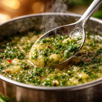 Image of Butter Herb Glaze Mixture for Dinner Rolls Bread