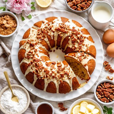 Image of Butter Pecan Bundt Cake Marry Me Cake