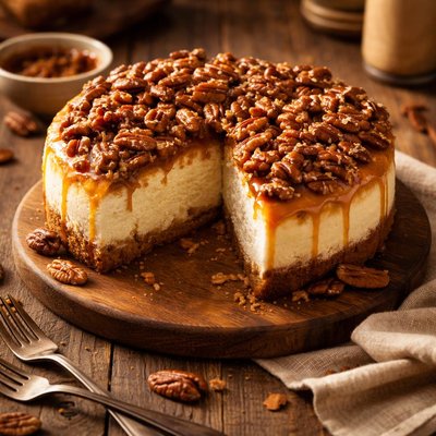 Image of Butter Pecan Cheesecake
