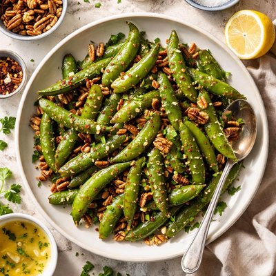 Image of Butter Pecan Sugar Snap Peas